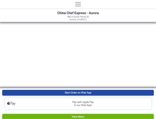 Tablet Screenshot of chinachefexpressaurora.com